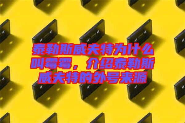 泰勒斯威夫特為什么叫霉霉，介紹泰勒斯威夫特的外號來源