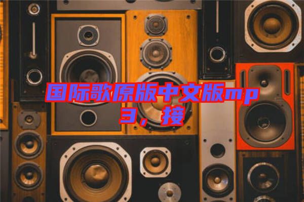 國(guó)際歌原版中文版mp3，接