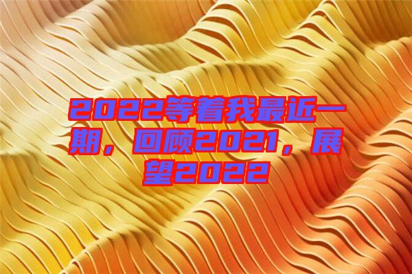 2022等著我最近一期，回顧2021，展望2022