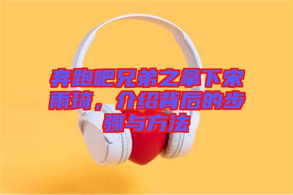 奔跑吧兄弟之拿下宋雨琦，介紹背后的步驟與方法