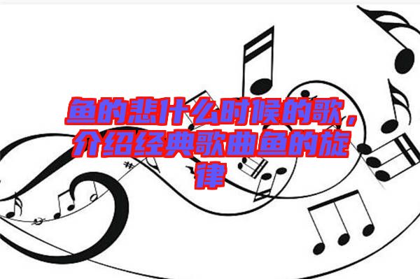 魚的悲什么時候的歌，介紹經(jīng)典歌曲魚的旋律