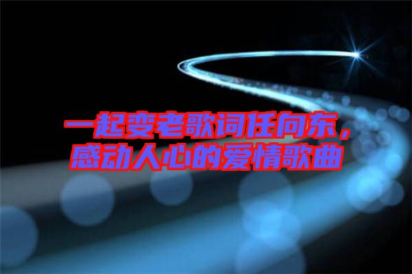 一起變老歌詞任向東，感動(dòng)人心的愛情歌曲