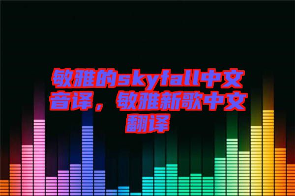 敏雅的skyfall中文音譯，敏雅新歌中文翻譯