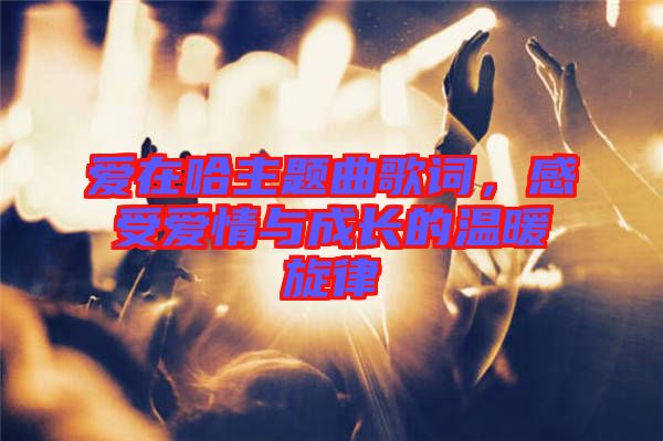 愛在哈主題曲歌詞，感受愛情與成長的溫暖旋律