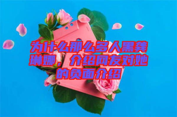 為什么那么多人黑龔琳娜，介紹網(wǎng)友對她的負(fù)面介紹