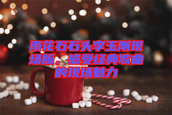 雨花石石頭李玉剛現(xiàn)場(chǎng)版，感受經(jīng)典歌曲的現(xiàn)場(chǎng)魅力