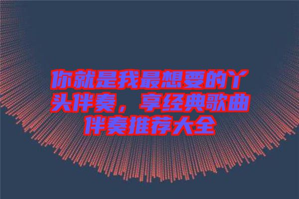 你就是我最想要的丫頭伴奏，享經(jīng)典歌曲伴奏推薦大全