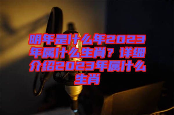 明年是什么年2023年屬什么生肖？詳細介紹2023年屬什么生肖