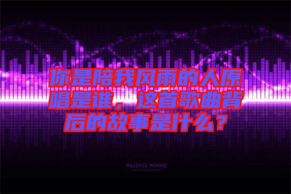 你是陪我風(fēng)雨的人原唱是誰(shuí)，這首歌曲背后的故事是什么？