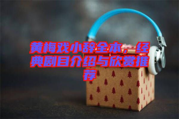 黃梅戲小辭全本，經(jīng)典劇目介紹與欣賞推薦